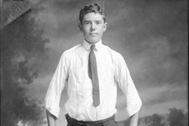 Huey Long as a schoolboy