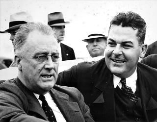 President Franklin Roosevelt and Gov. Richard Leche during a visit to New Orleans