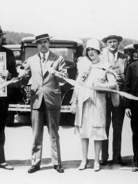 Huey Long Ribbon Cutting Ceremony (crop)