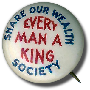 Share Our Wealth Society button